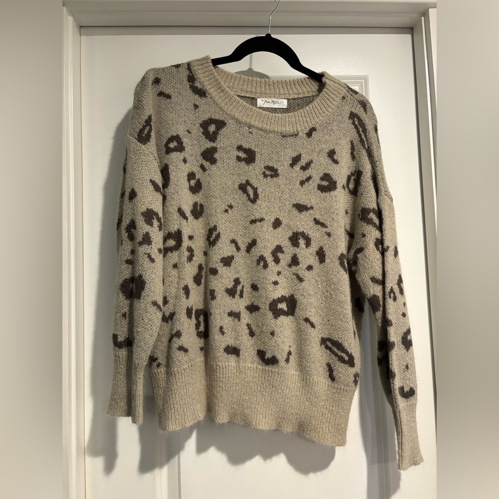 Free Style Animal Print Sweater